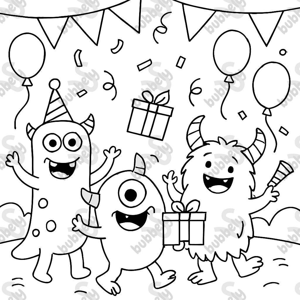 MONSTERS HAVING A PARTY