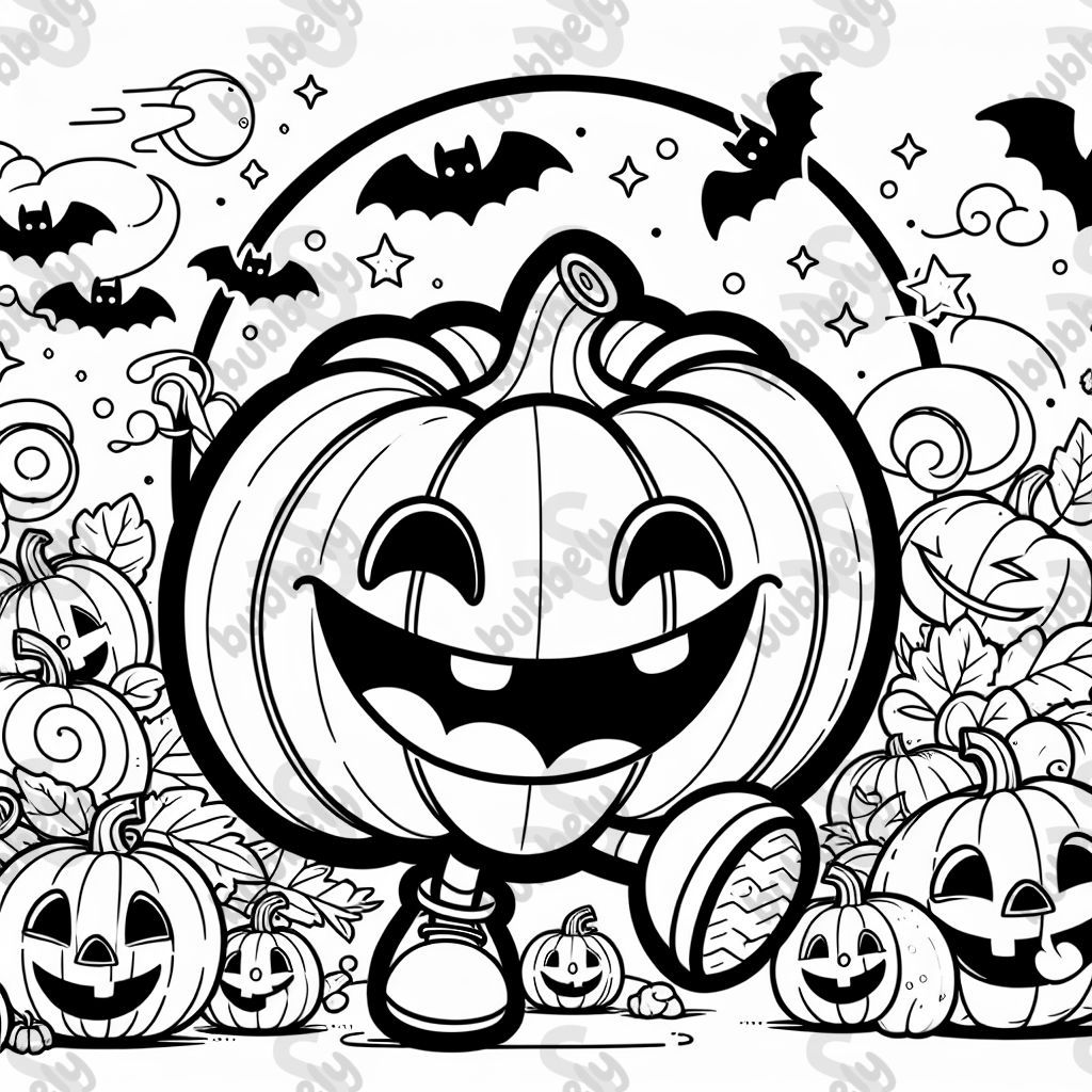 Happy halloween pumpkin