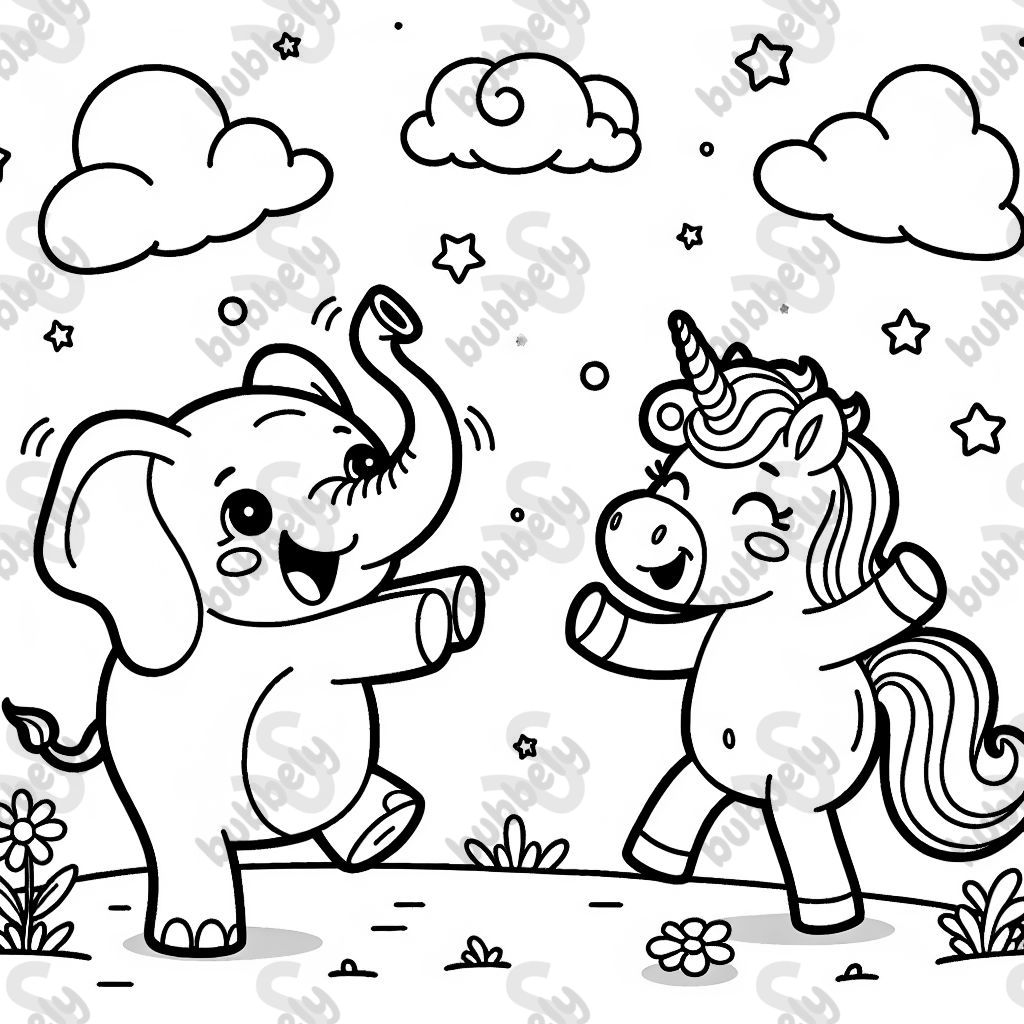 Elephant and unicorn