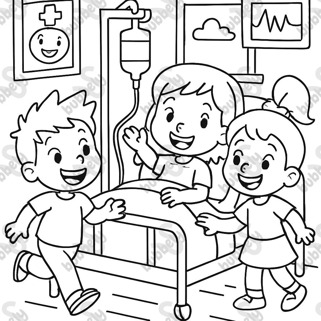 3 babies in hospital