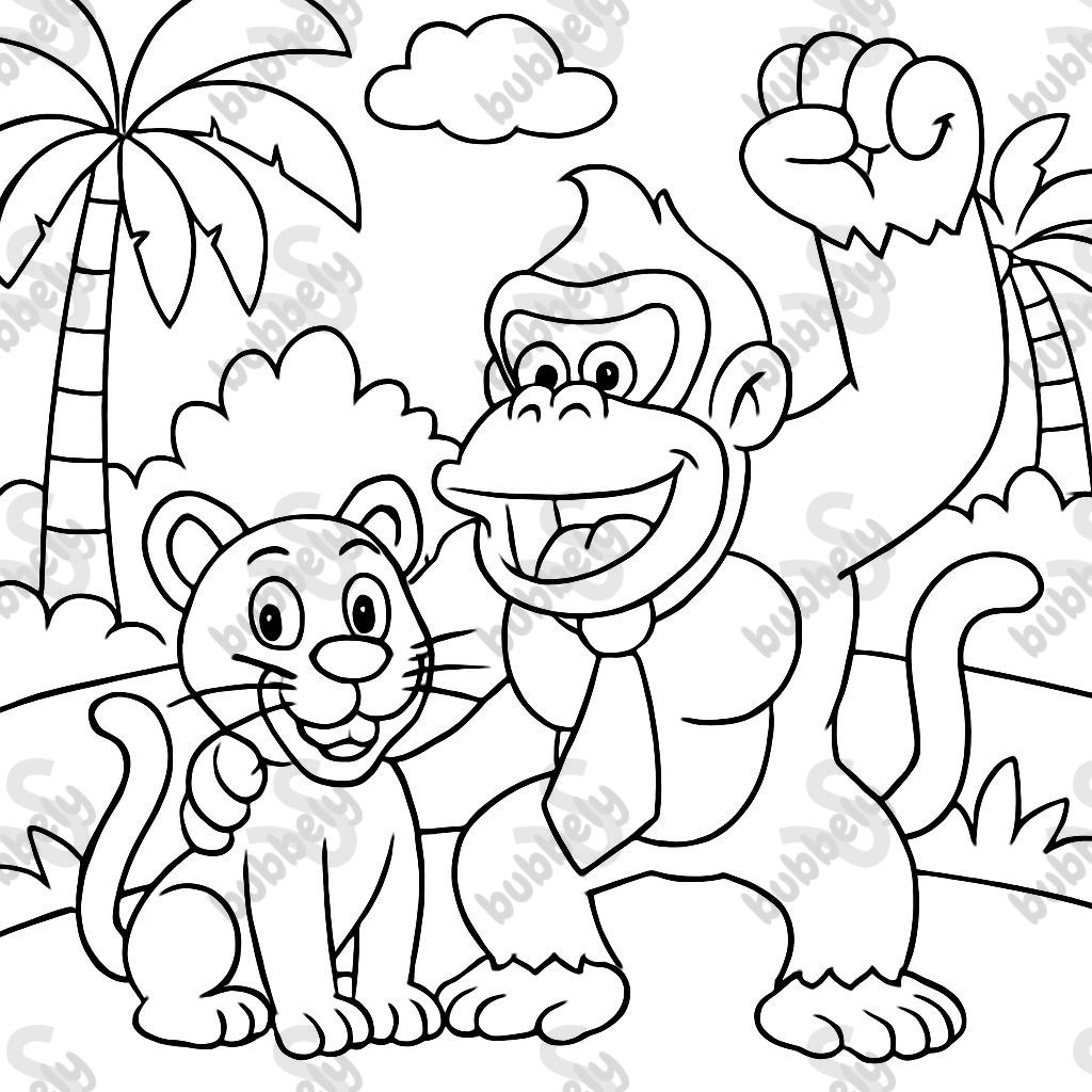 Donkey comes with black panther