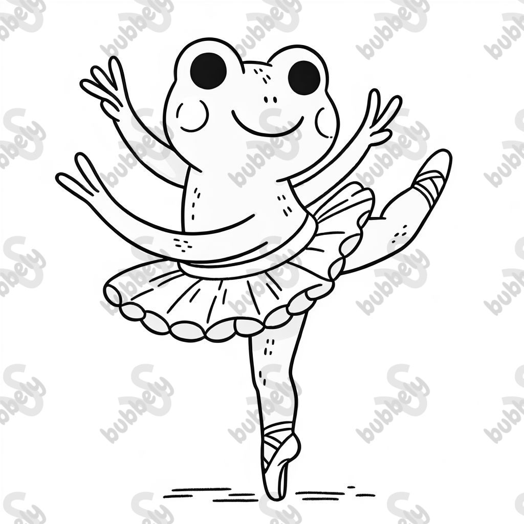 Frog ballerina