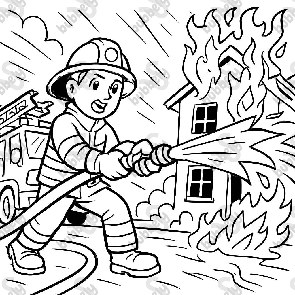 un service d'incendie éteignant un incendie de maison un service d'incendie éteignant un incendie de maison