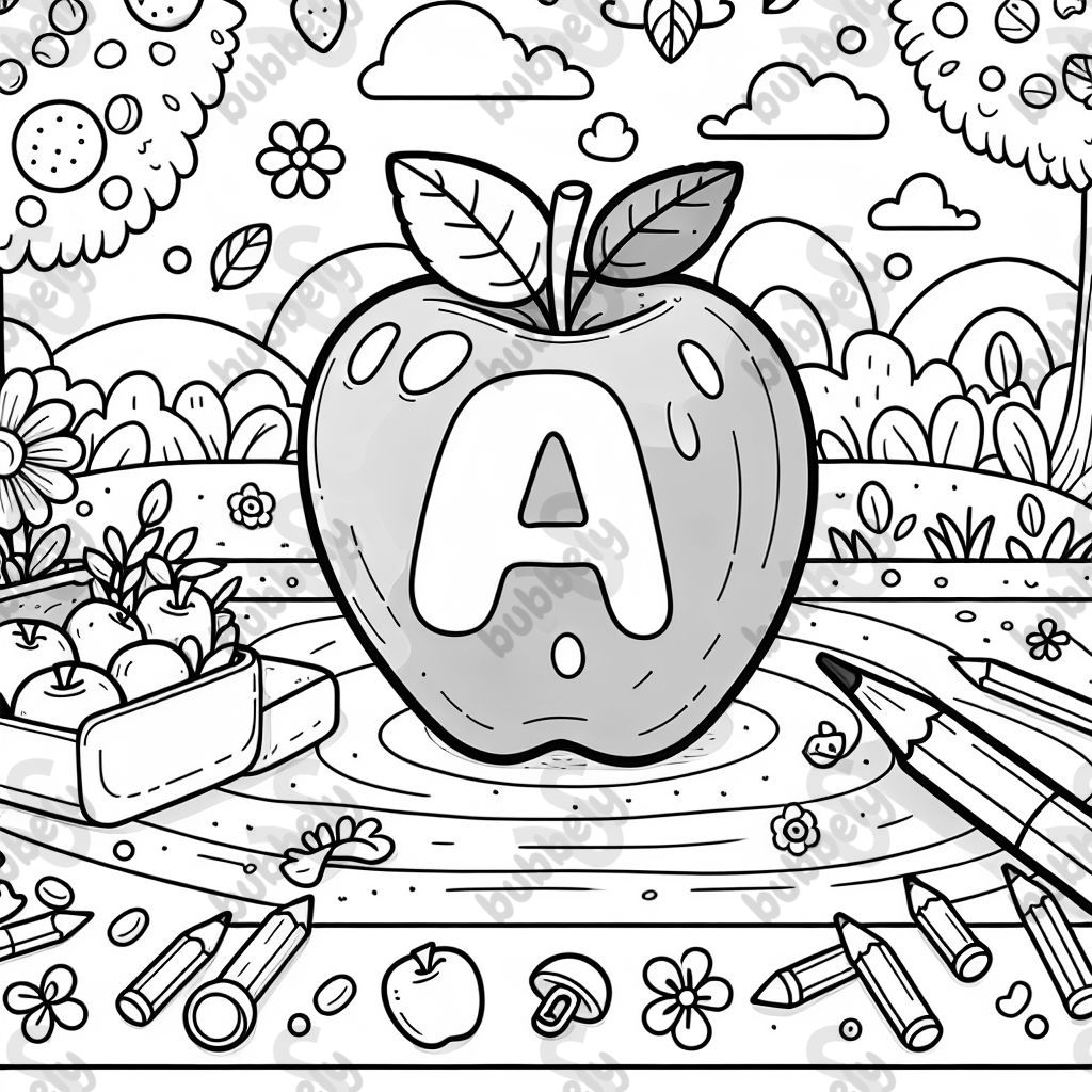 A is for apple A is for apple