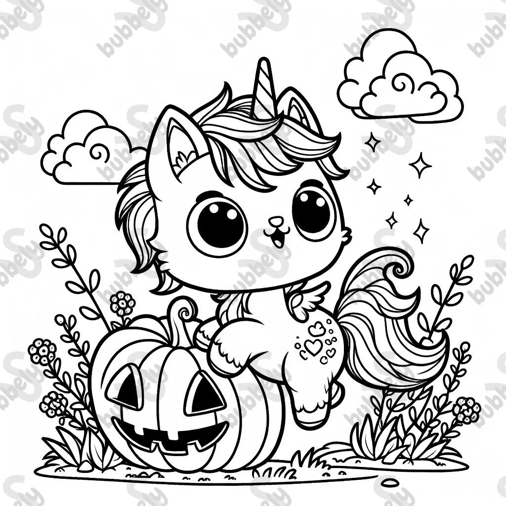 Einhornkatzenbabylaterne