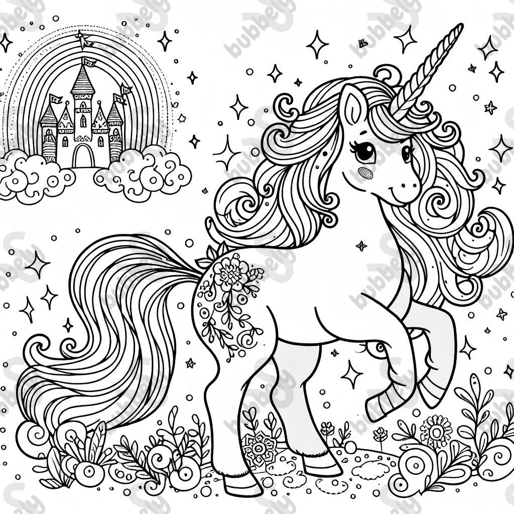 Unicorn with a lot of magic