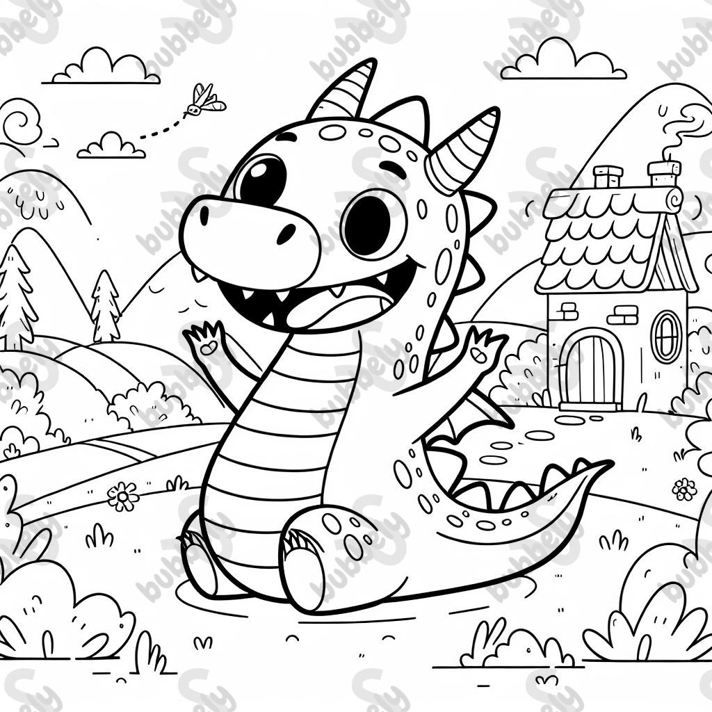 un dragon drôle un dragon drôle