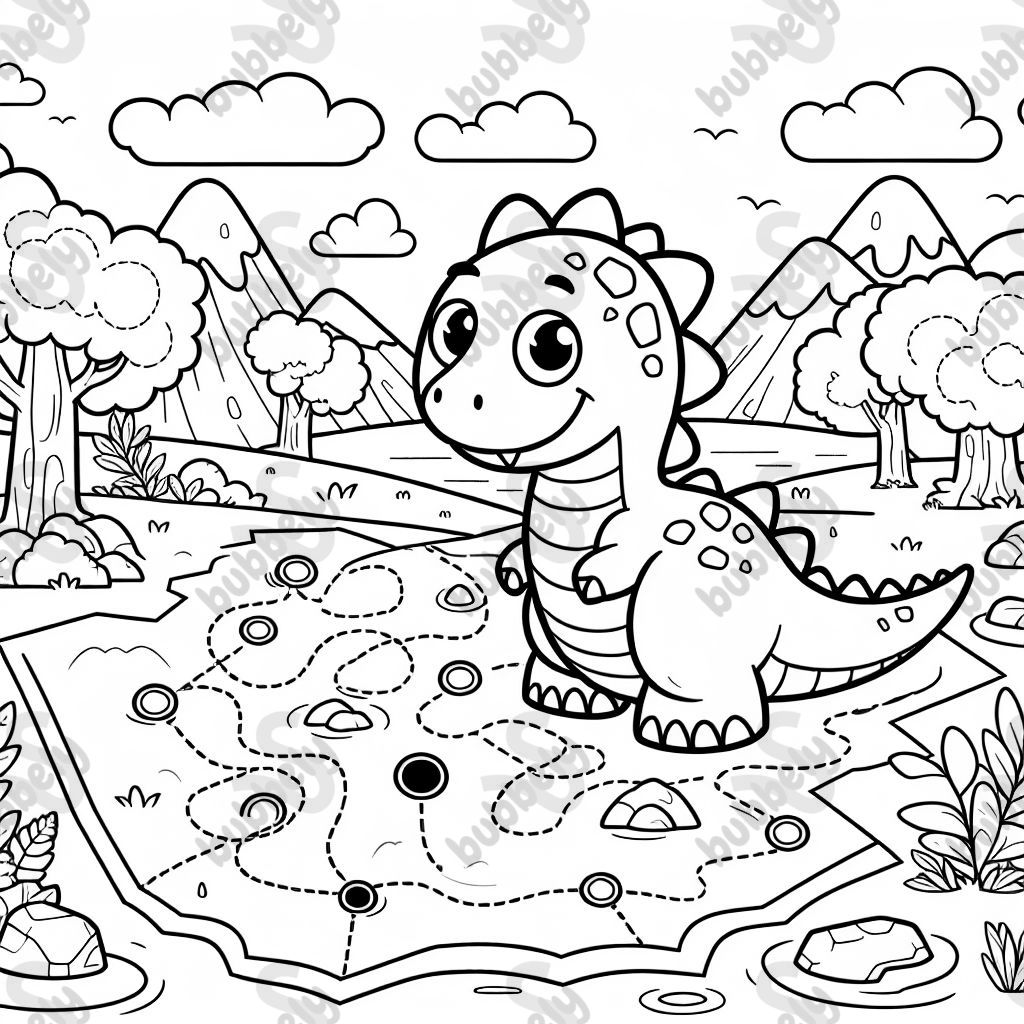 Dino schatzkarte weg