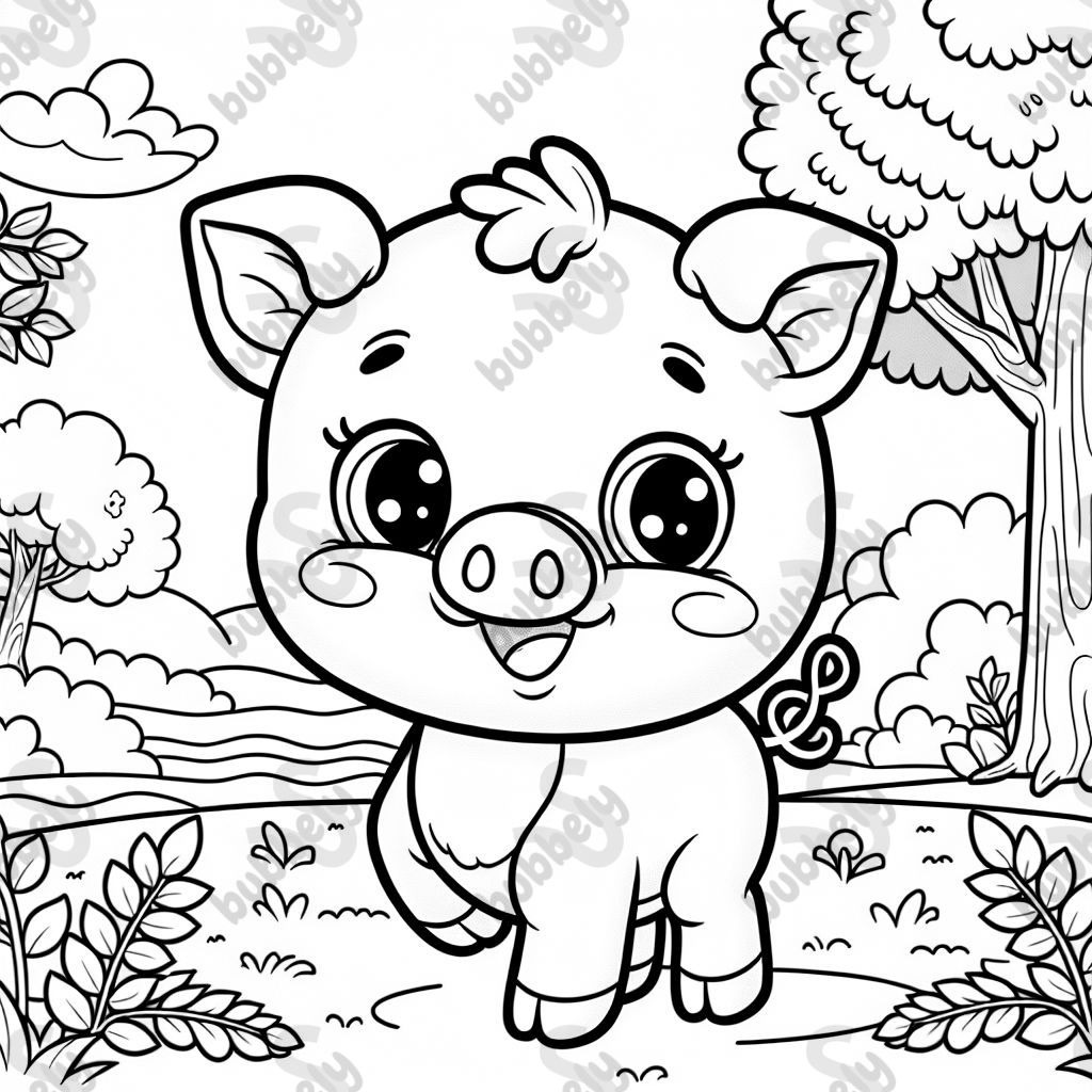 piggie with a cute nose