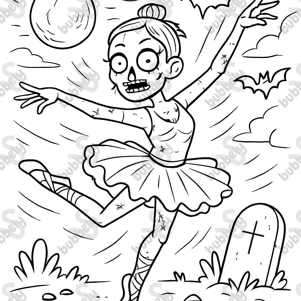 Une ballerine effrayante