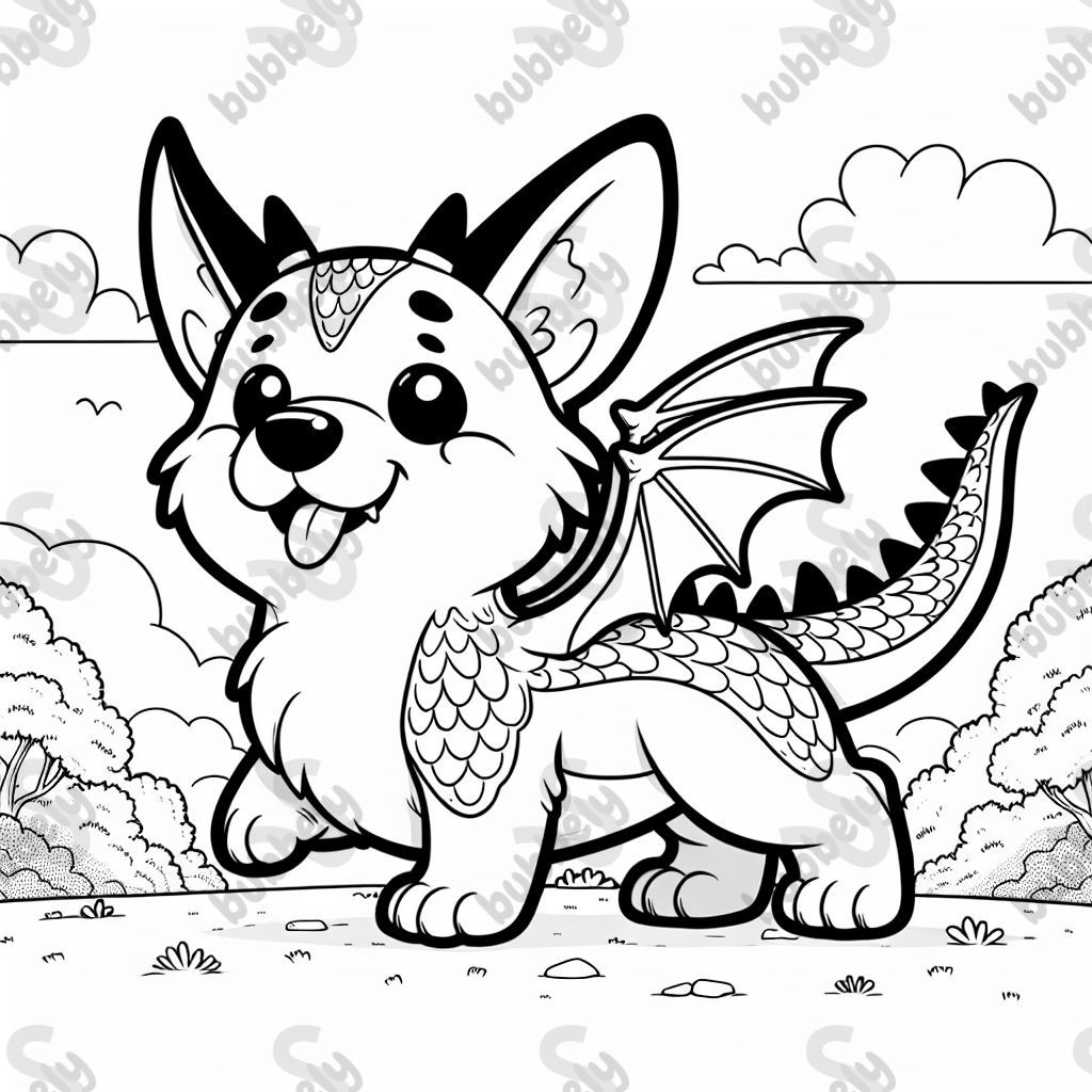 dragon corgi