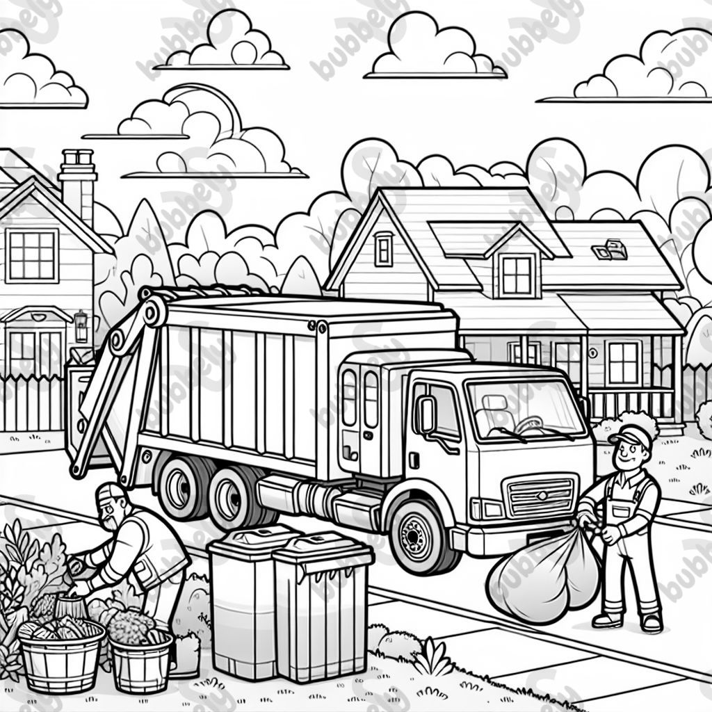 Camion à déchets de jardin Camion à déchets de jardin