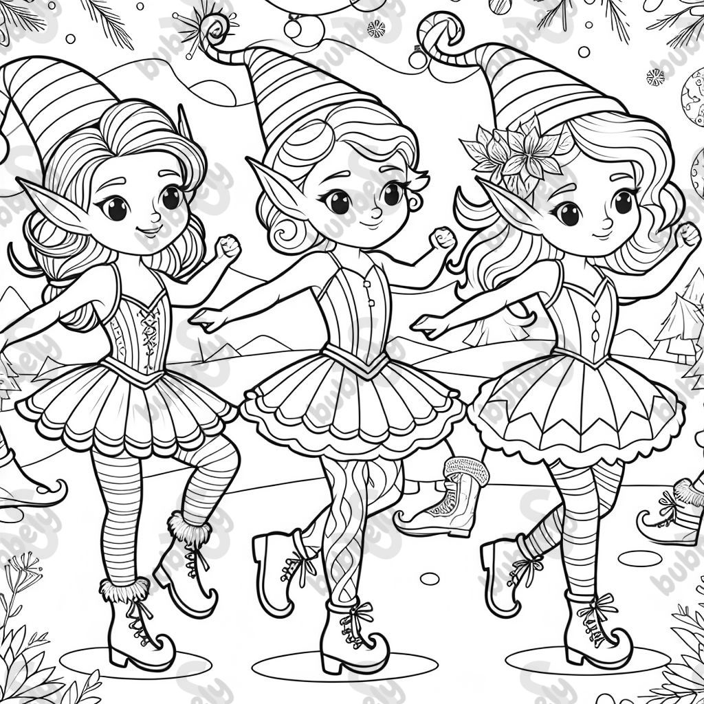 elfs dancing