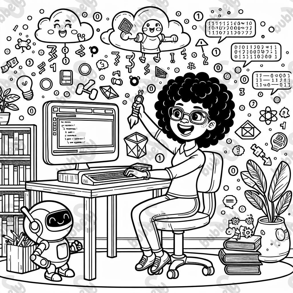 Coder building a website.