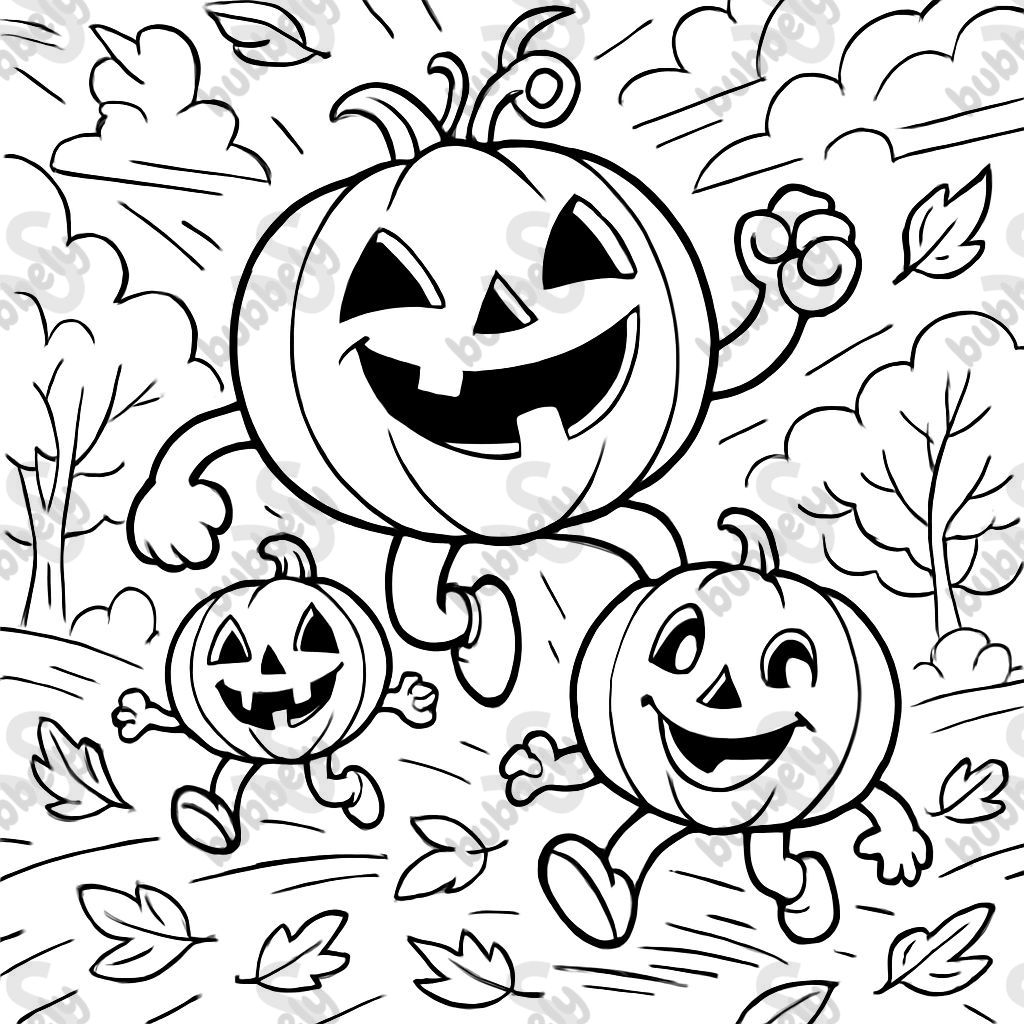 Jolies citrouilles d'Halloween en automne Jolies citrouilles d'Halloween en automne