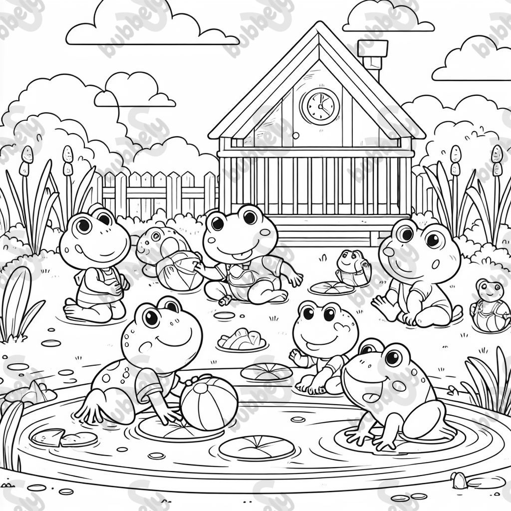 einen Froschkindergarten