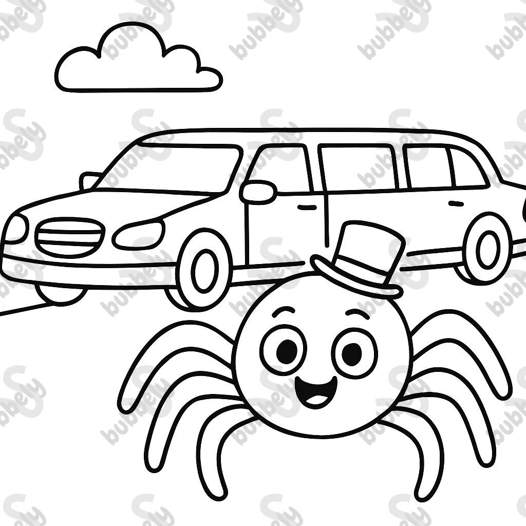 A spider with limousine