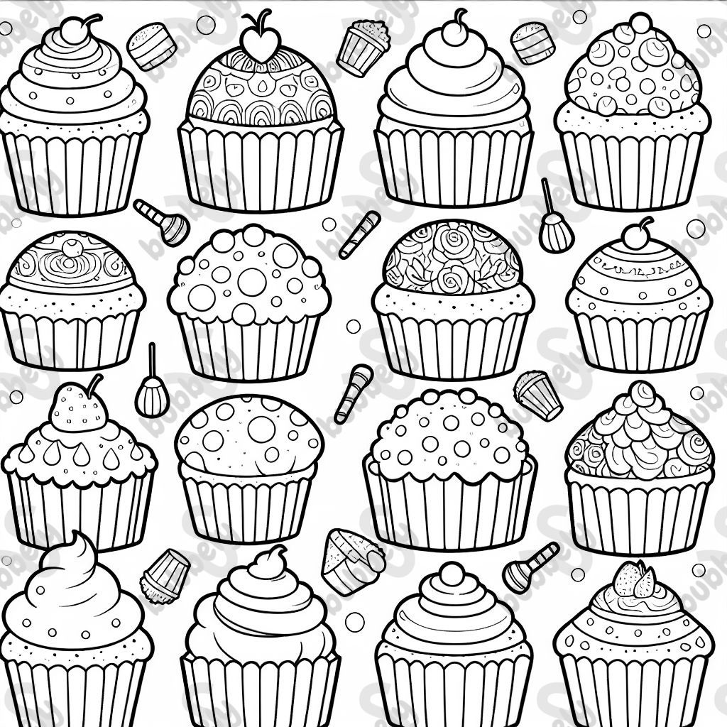 Dozen decorated cupcakes