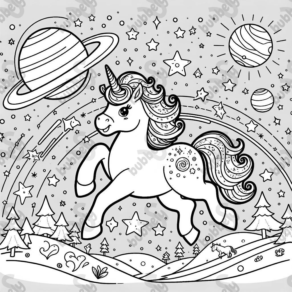 Unicorn in space