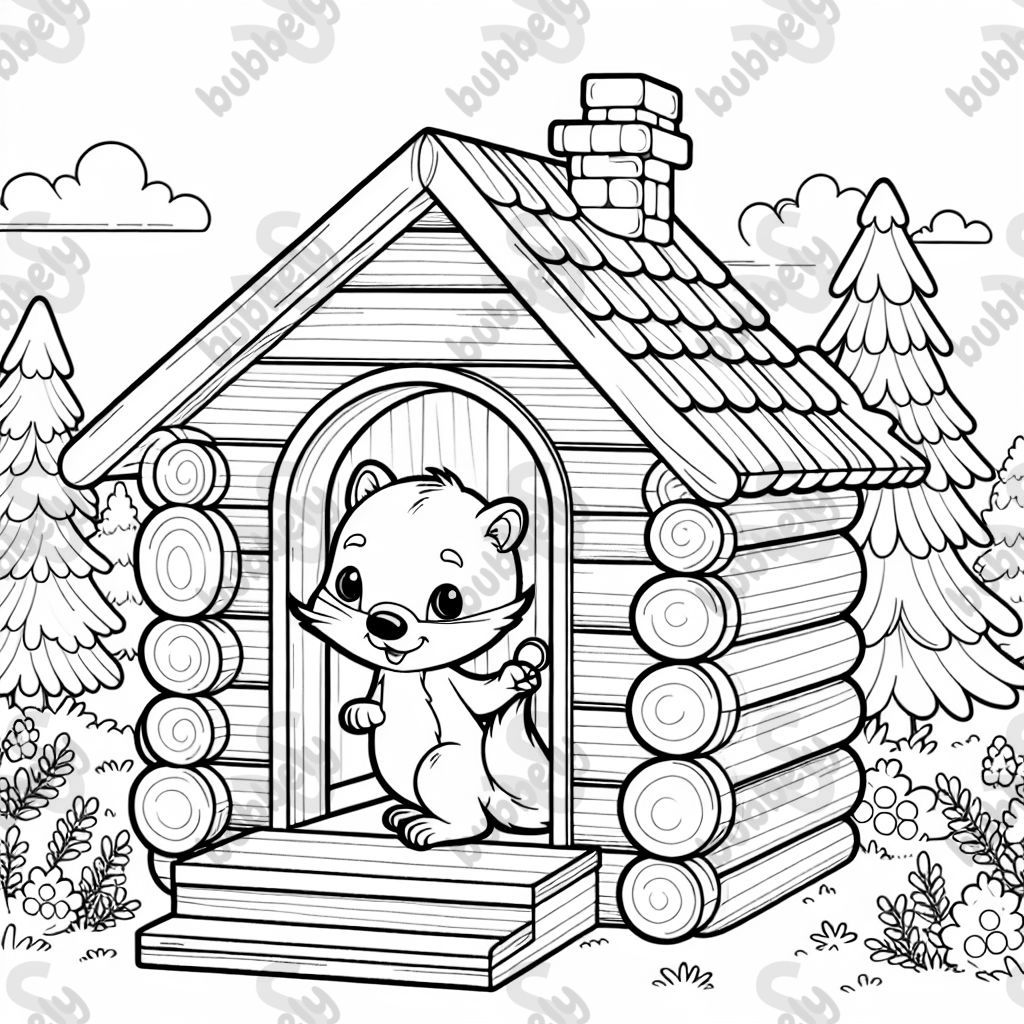 A marten in the little house