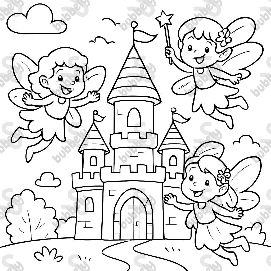 château avec des fées