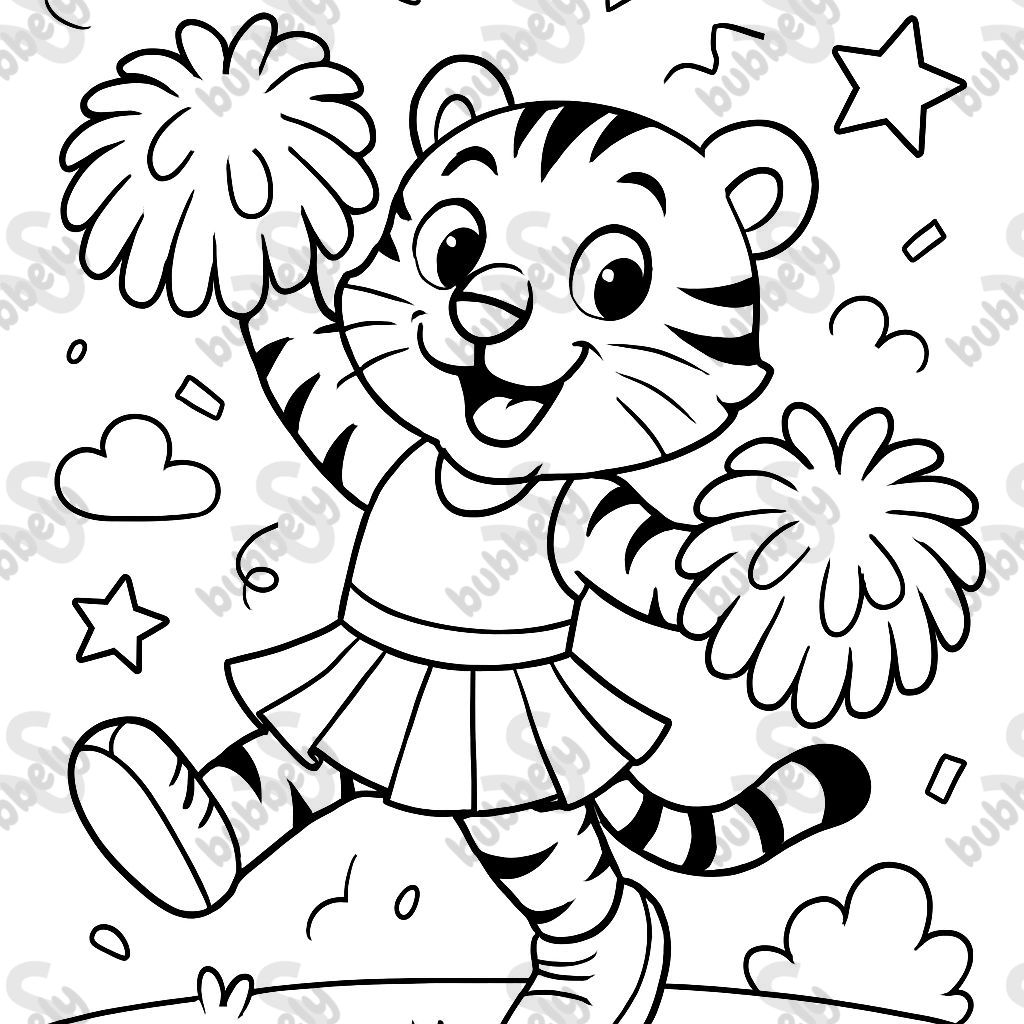 an obie the tiger cheerleader