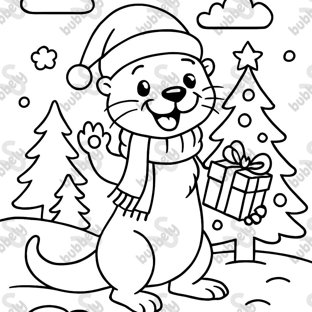 Christmas Otter