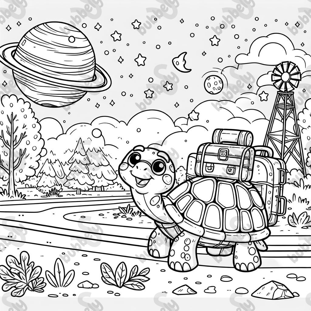 a turtle on the way to Mars