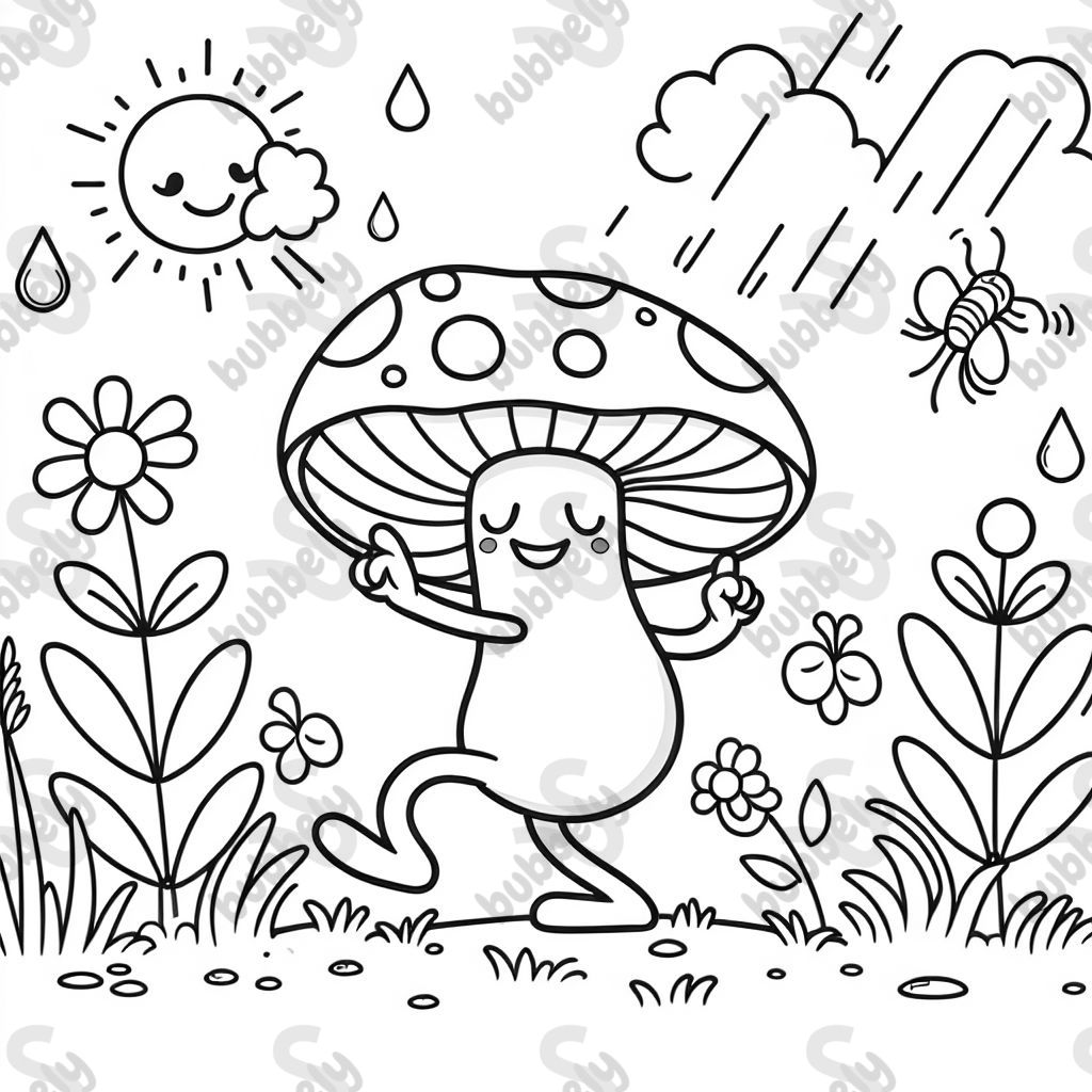 Dancing mushroom
