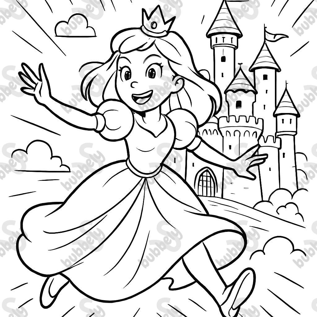 princess with a castle princess with a castle