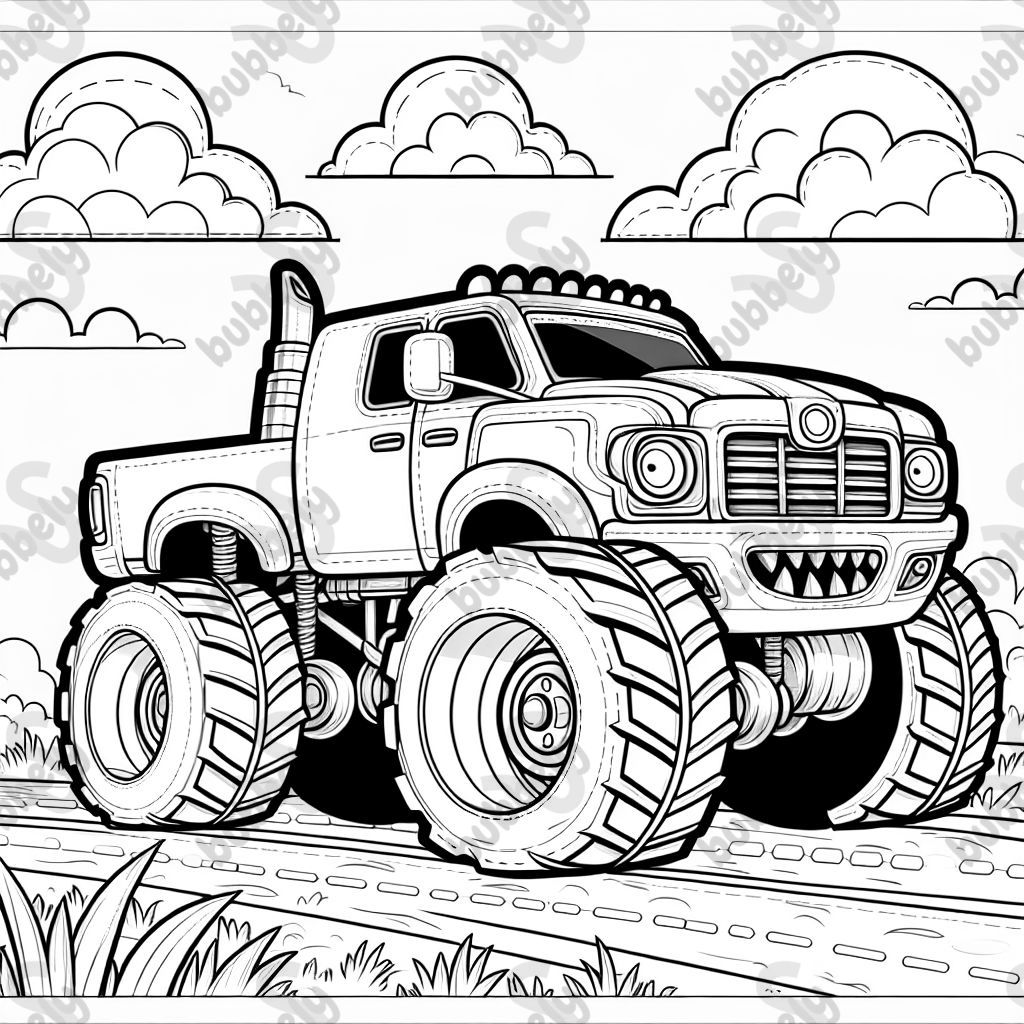 Monster dually truck