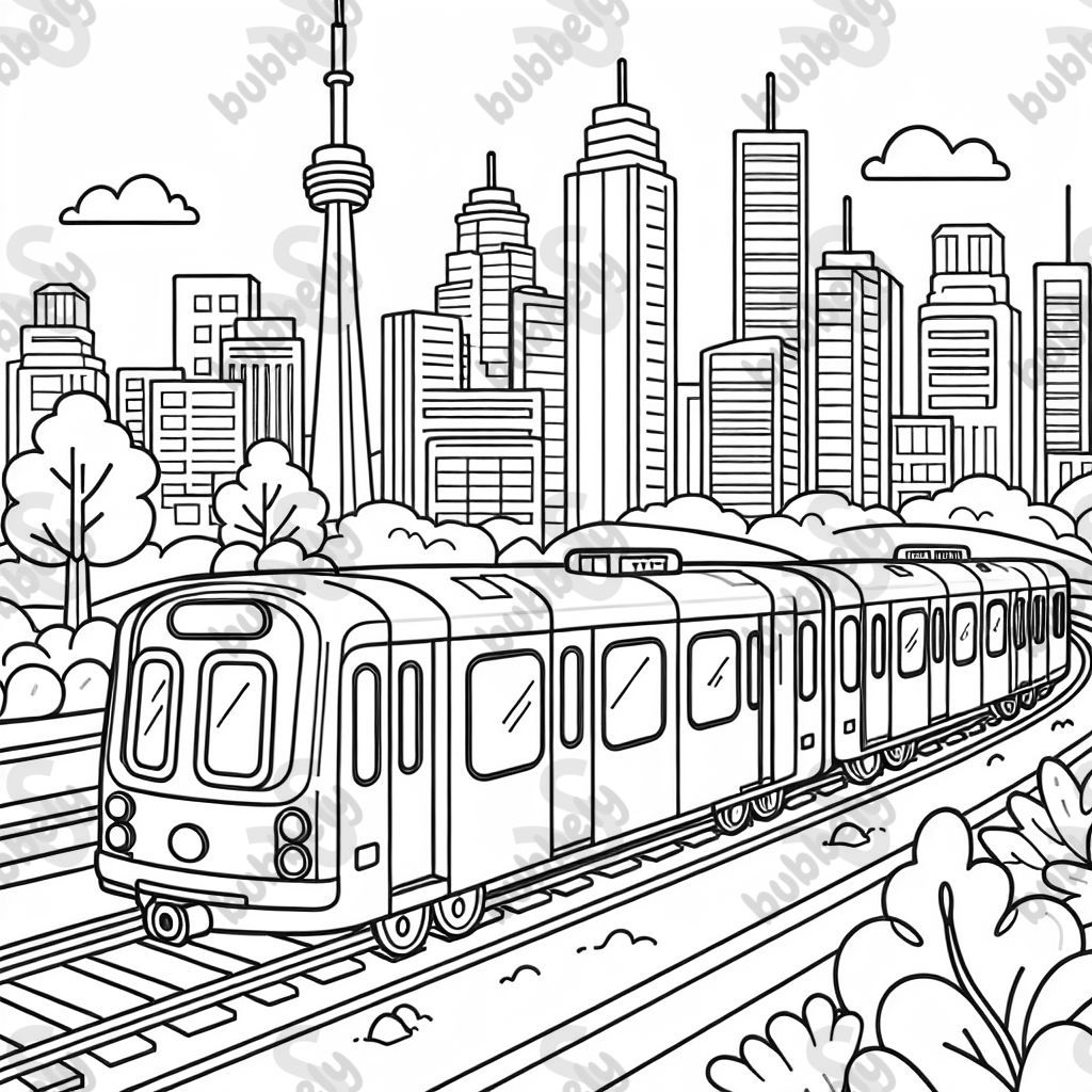 a train in toronto