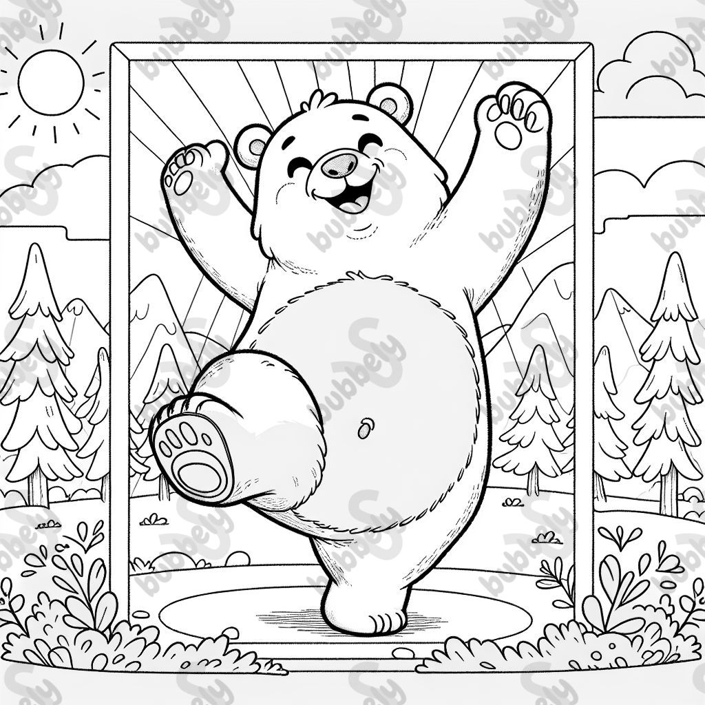 un ours dansant un ours dansant