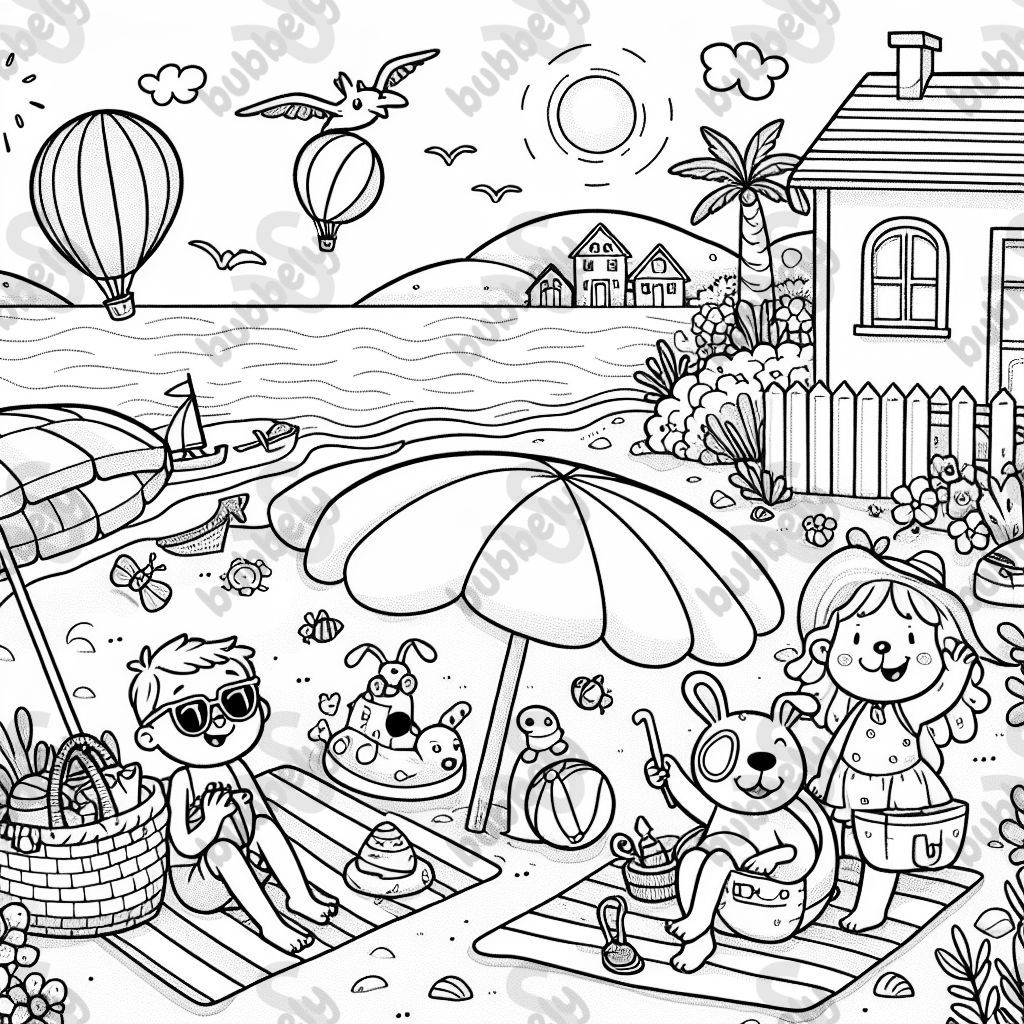 summer picture for kids