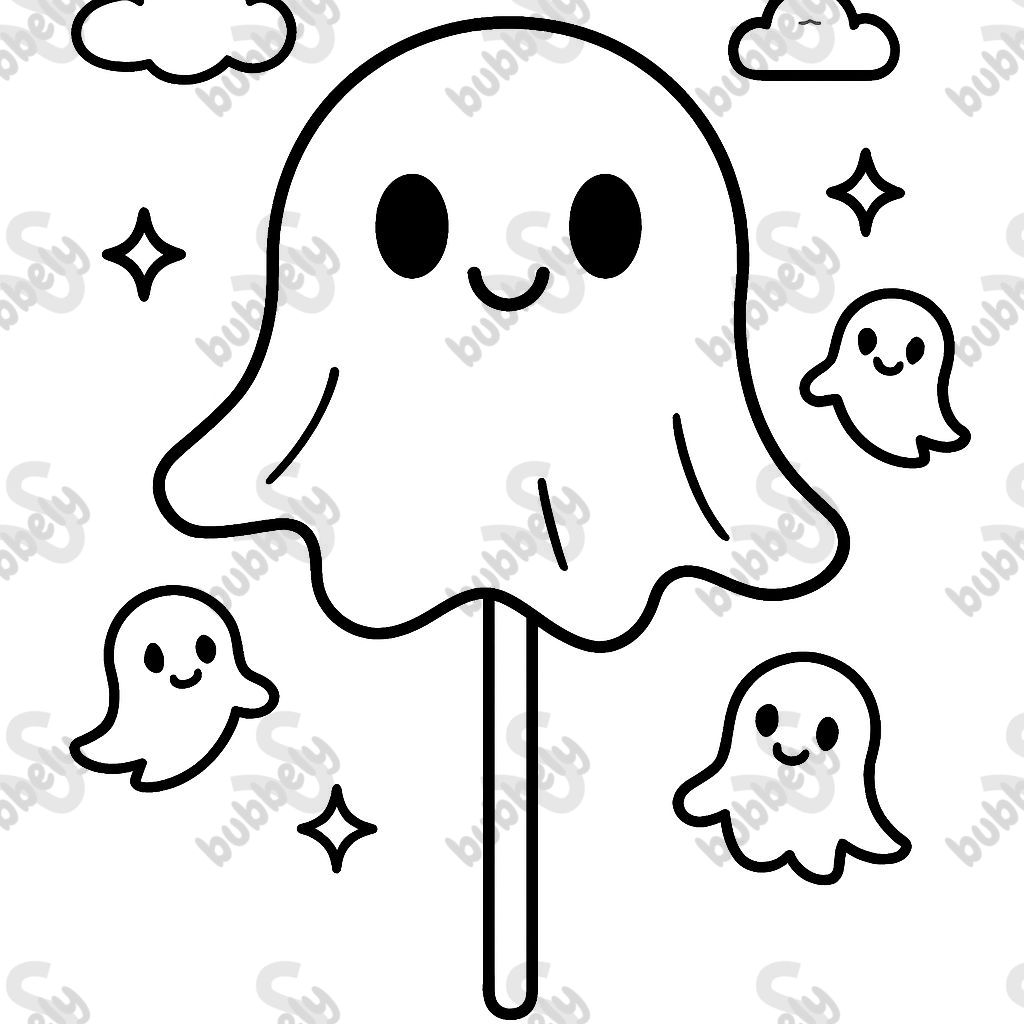 une sucette fantôme