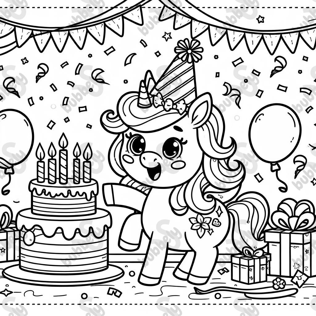 Fête d'anniversaire licorne Fête d'anniversaire licorne