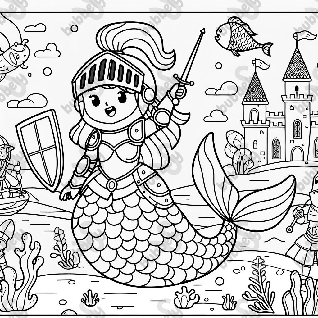 a mermaid knight