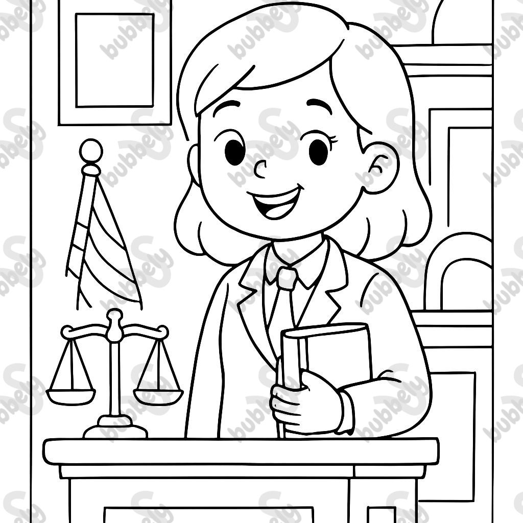 a young woman lawyer in courtroom a young woman lawyer in courtroom