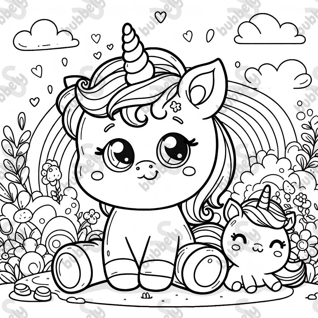 The cutest baby unicorn ever