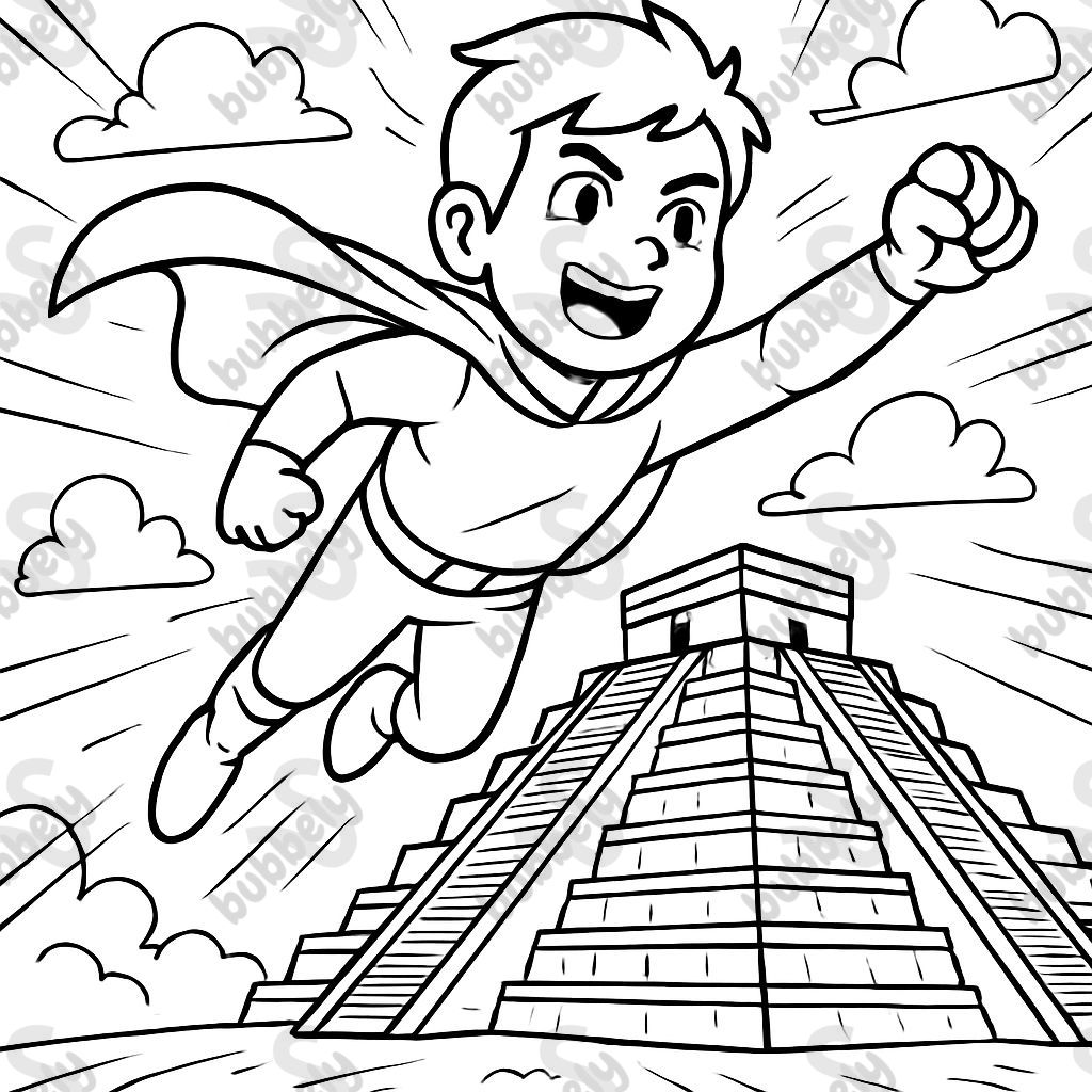 Flying over Chichen Itza