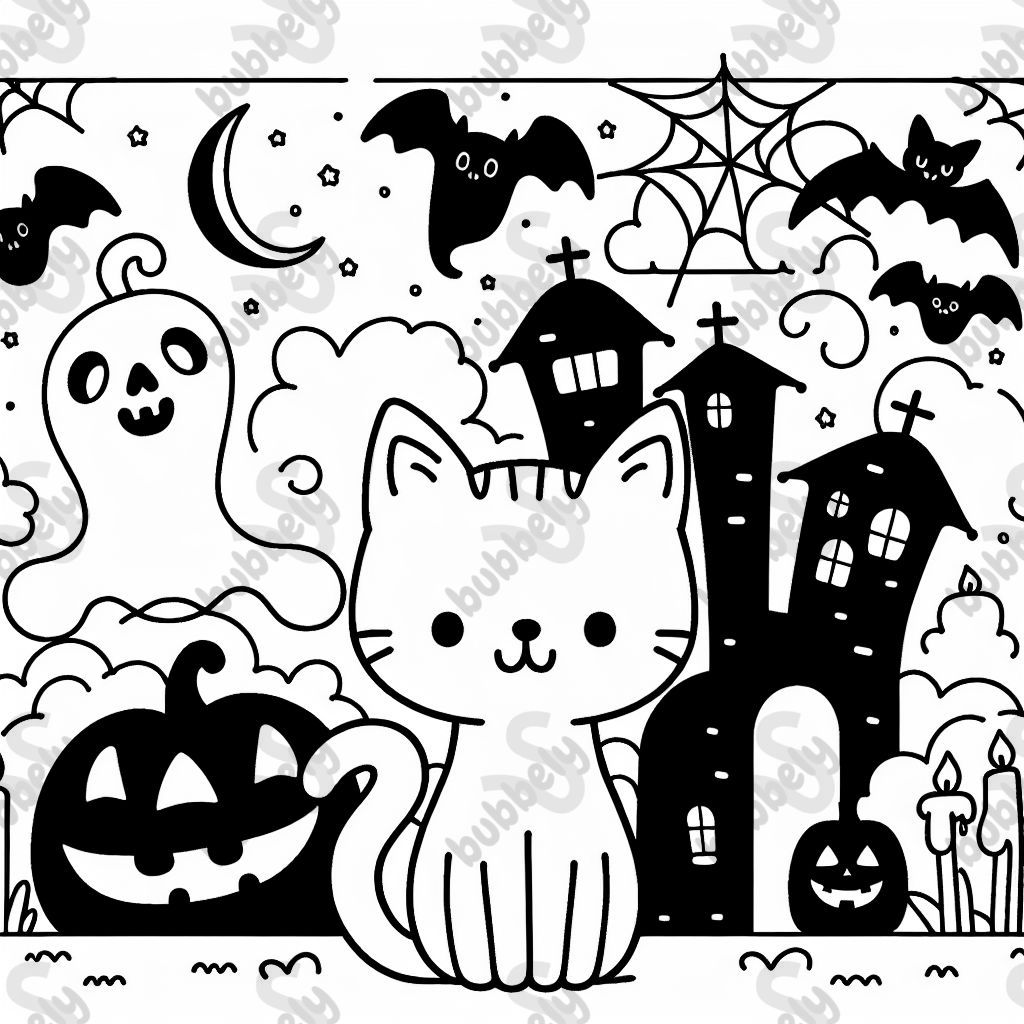 Halloween cats