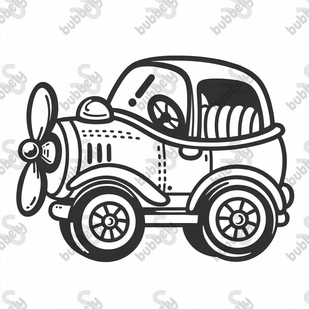 A car with propellers