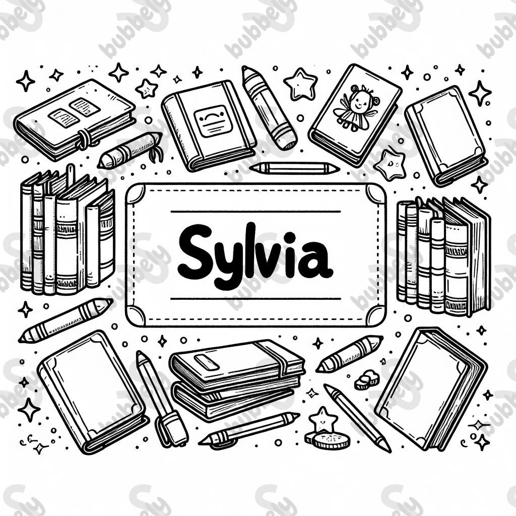 The name SYLVIA and many books The name SYLVIA and many books