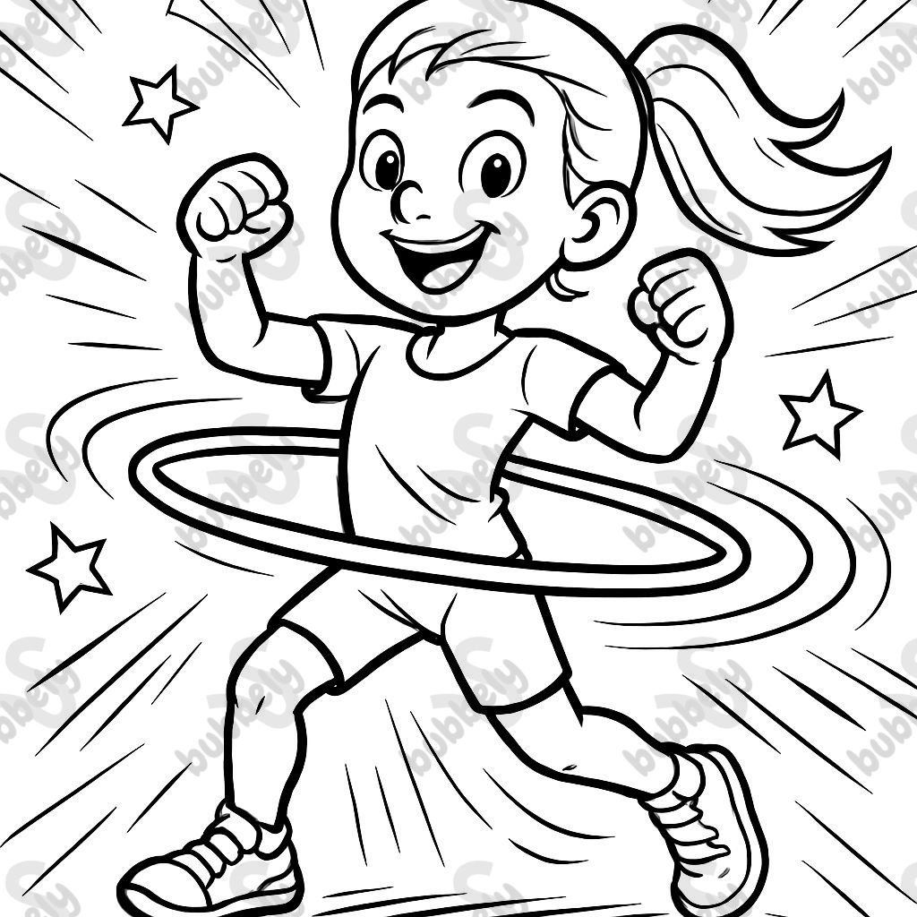 Sport avec Hula-Hoop