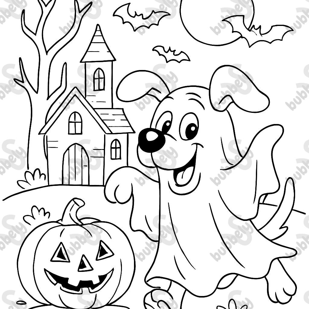 Chien effrayant Chien effrayant