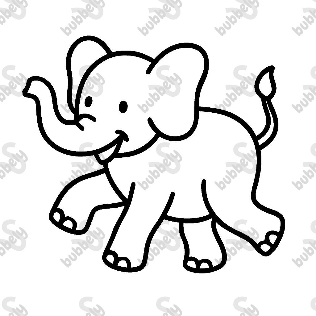 a prancing elephant