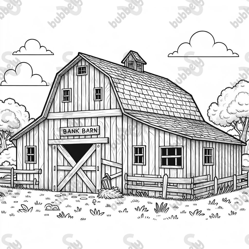 an old bank barn 