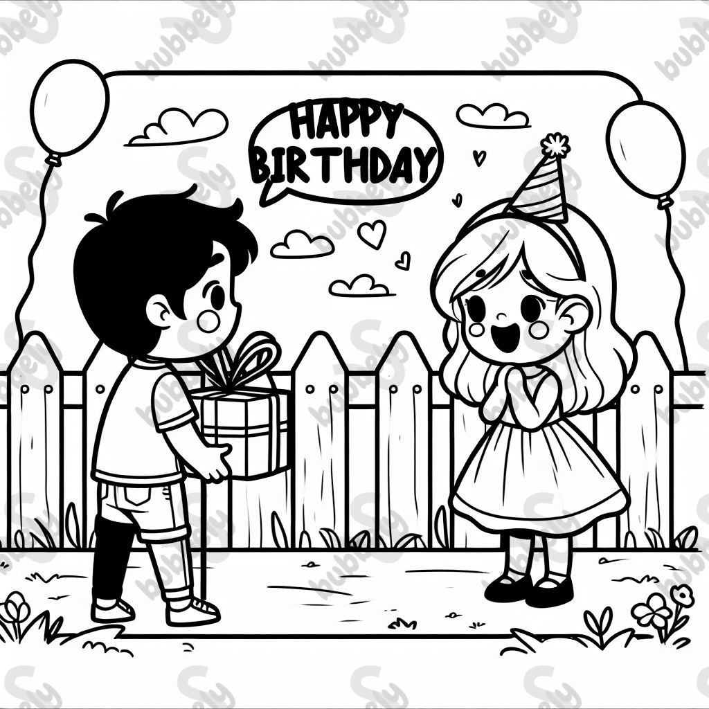 the words happy birthday swara where a boy wishes a girl