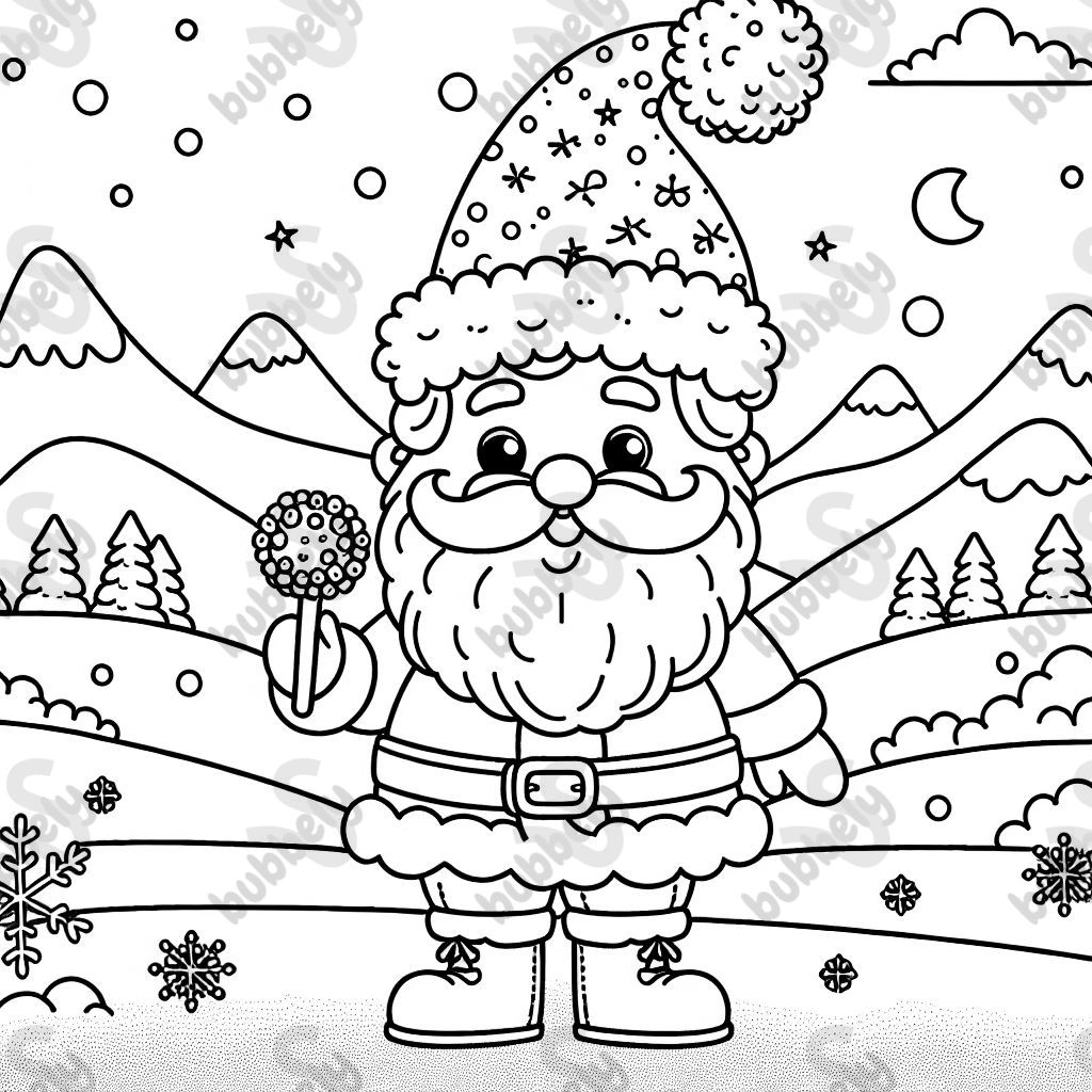 Nikolaus mit Bommelmütze