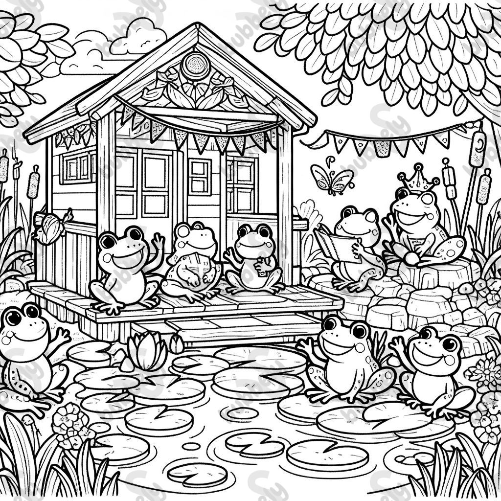 einen Froschkindergarten 